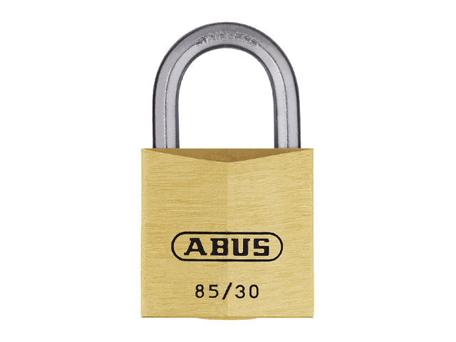 Abus, padlock in stainless steel and brass, 50 mm, (04816), 6 pcs