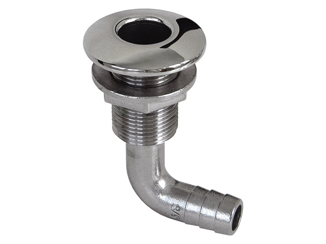 Talamex, stainless steel AISI 316 thru hull, 25 mm