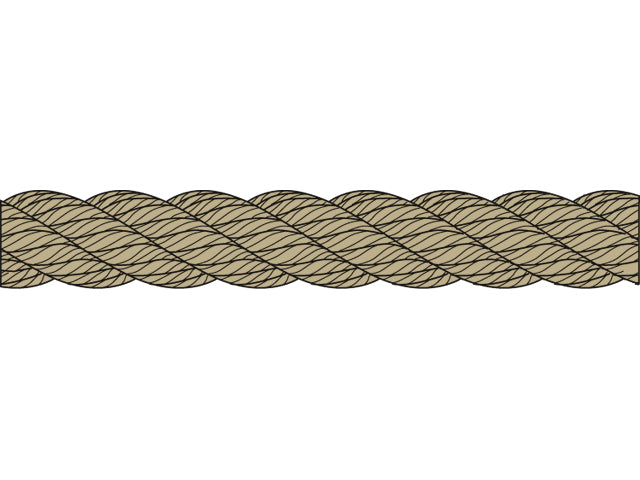Talamex, 3-strand polyester line, 20 mm x 100 m
