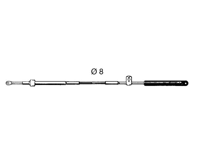 Ultraflex, cable, 2.75 m x 8 mm (40367z)