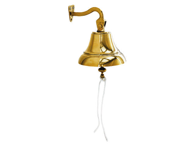 Foresti & Suardi, ship bell, polished brass, 19 cm (2039.L)