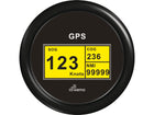 NauticPro.dk | Wema, Digitalt speedometer 32-kanals GPS, Ø 96mm, Sort, IP67, Anti-dug linse, 60 KN/110 KM