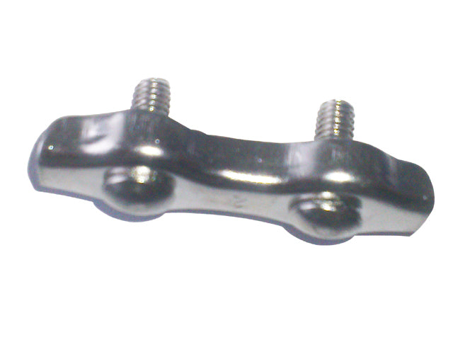 Talamex, duplex clips, stainless steel AISI 304, 2 mm, 25 pcs