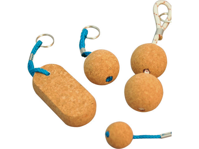 Talamex, cork key ring, 50 mm, 10 pcs