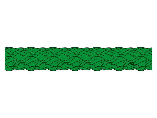 Talamex, braided polypropylene, 3 mm x 100 m, green