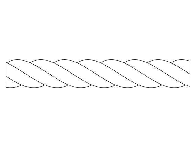 Talamex, 3-strand polypropylene rope, 16 mm x 140 m