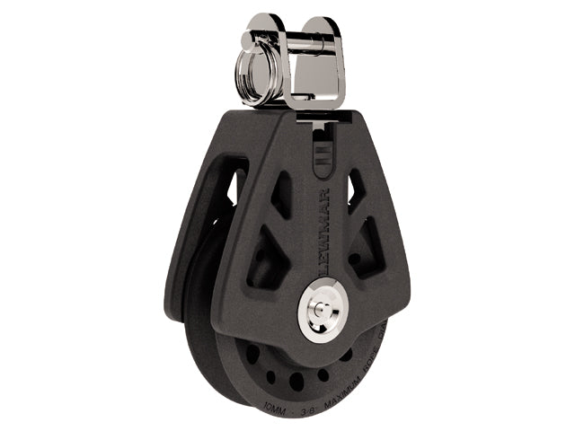 Lewmar, single block, 90 mm, black (29929021BK)