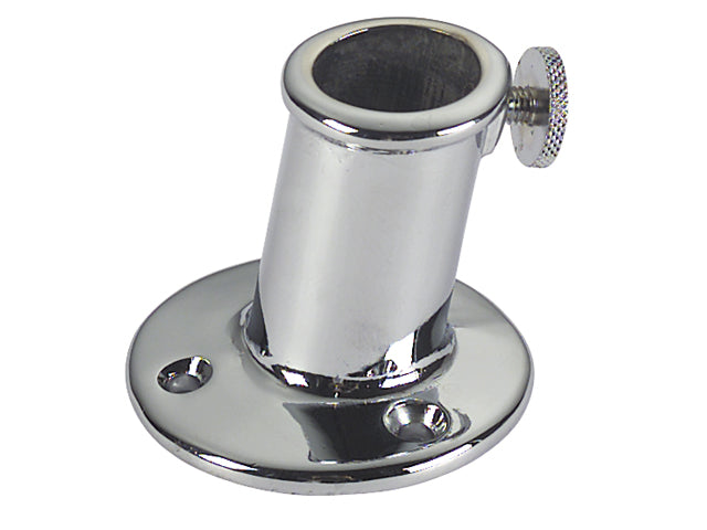 Talamex, flagpole holder brass chrome-plated, 16 mm