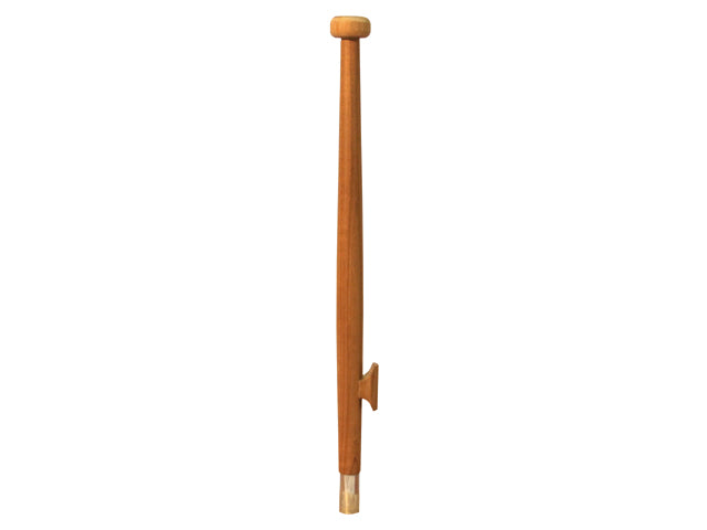 Eude, teak flagpole, 125 cm x 25 mm (AMBX125T15)