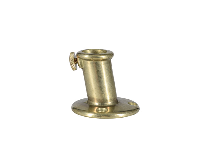 Talamex, flagpole holder, polished brass, 25 mm