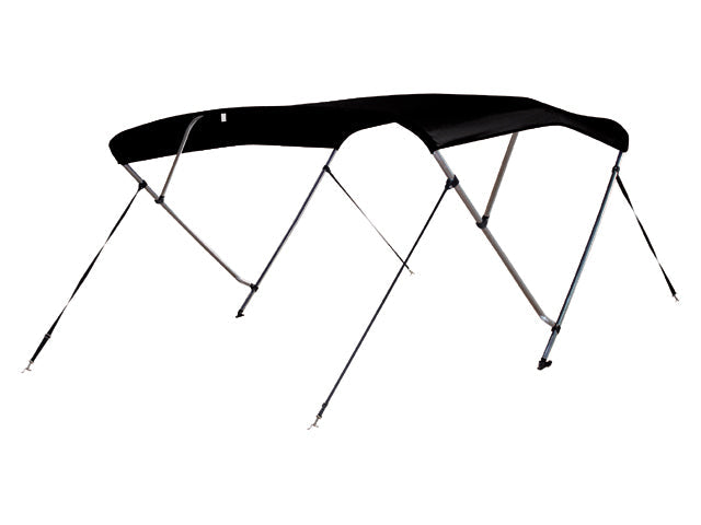 Talamex, Bimini top DeLuxe 3-bow, anodized aluminium, 25 mm x 183 cm x 185-198 cm x 117 cm