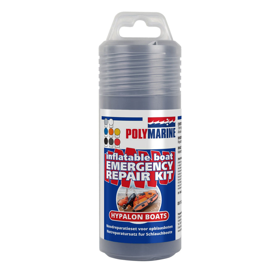 Polymarine, opravná sada pro nafukovací člun, hypalon, šedá (319910G)
