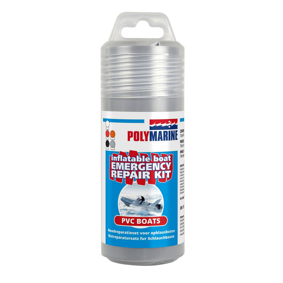 Polymarine, opravná sada pro nafukovací člun, PVC šedá
