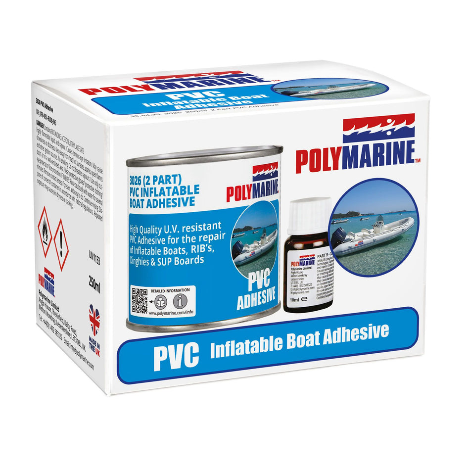 Polymarine, dvousložkové lepidlo, PVC, 250 ml (354435)